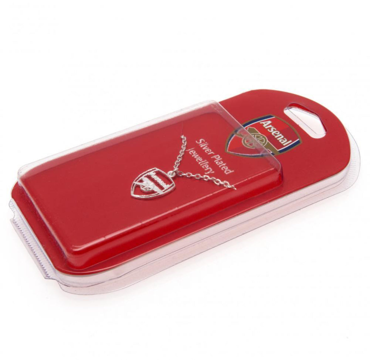 Arsenal FC Silver Plated Necklace