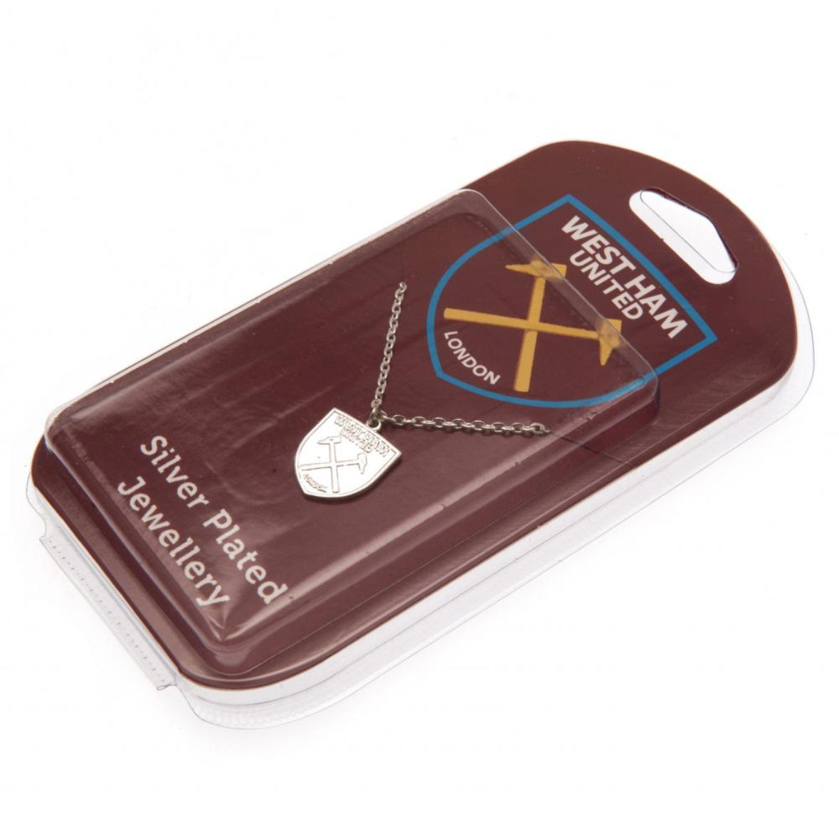 West Ham United FC Silver Plated Necklace