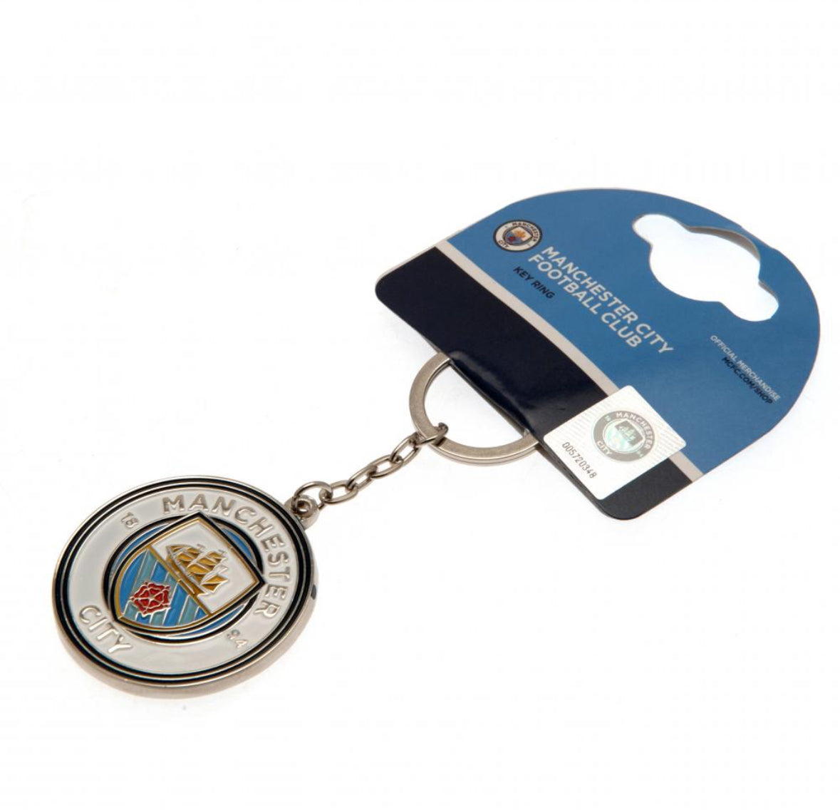 Manchester City FC Crest Keyring