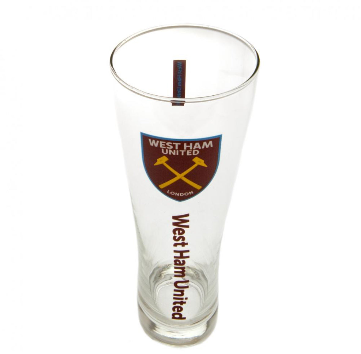 West Ham FC Tall Pint Glass
