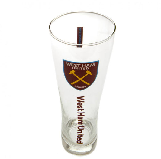 West Ham FC Tall Pint Glass