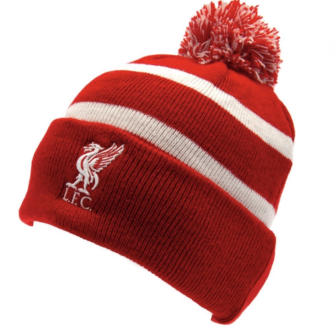 Liverpool FC Ski Bobble Hat in Red