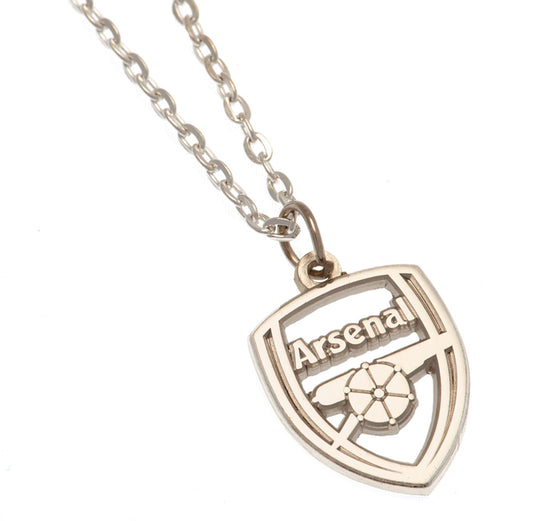 Arsenal FC Silver Plated Necklace