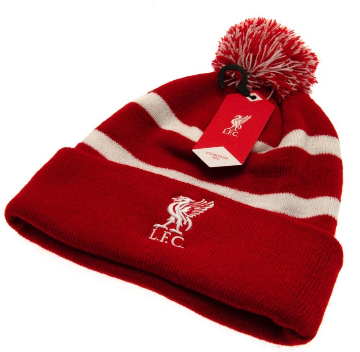 Liverpool FC Ski Bobble Hat in Red