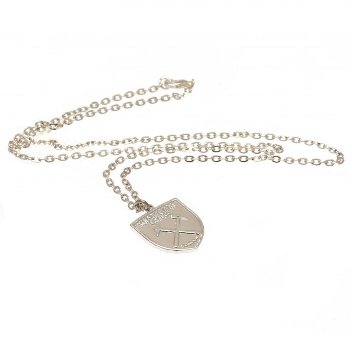 West Ham FC Silver Plated Necklace