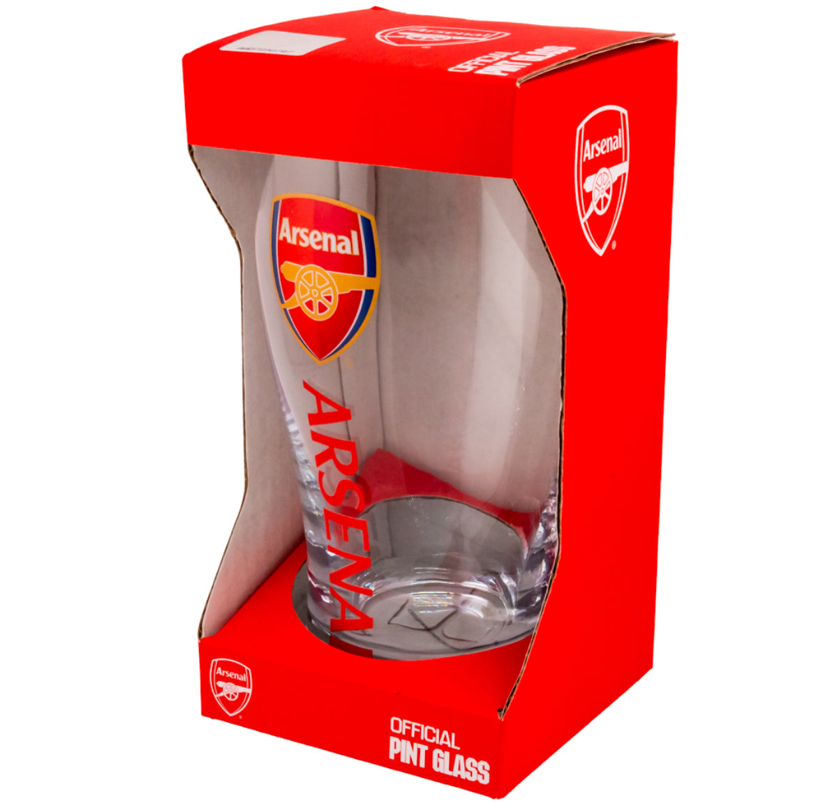Arsenal FC Tulip Pint Glass