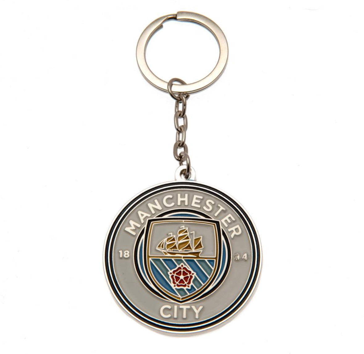Manchester City FC Crest Keyring