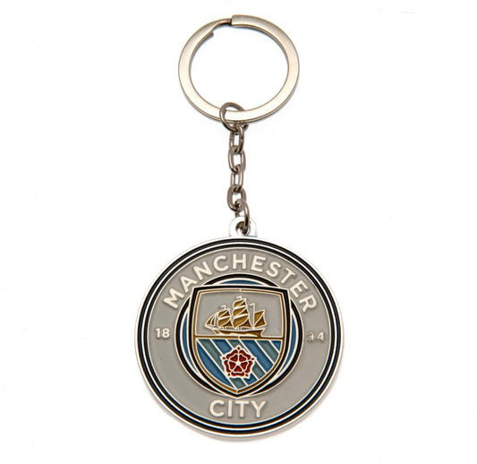 Manchester City FC Crest Keyring