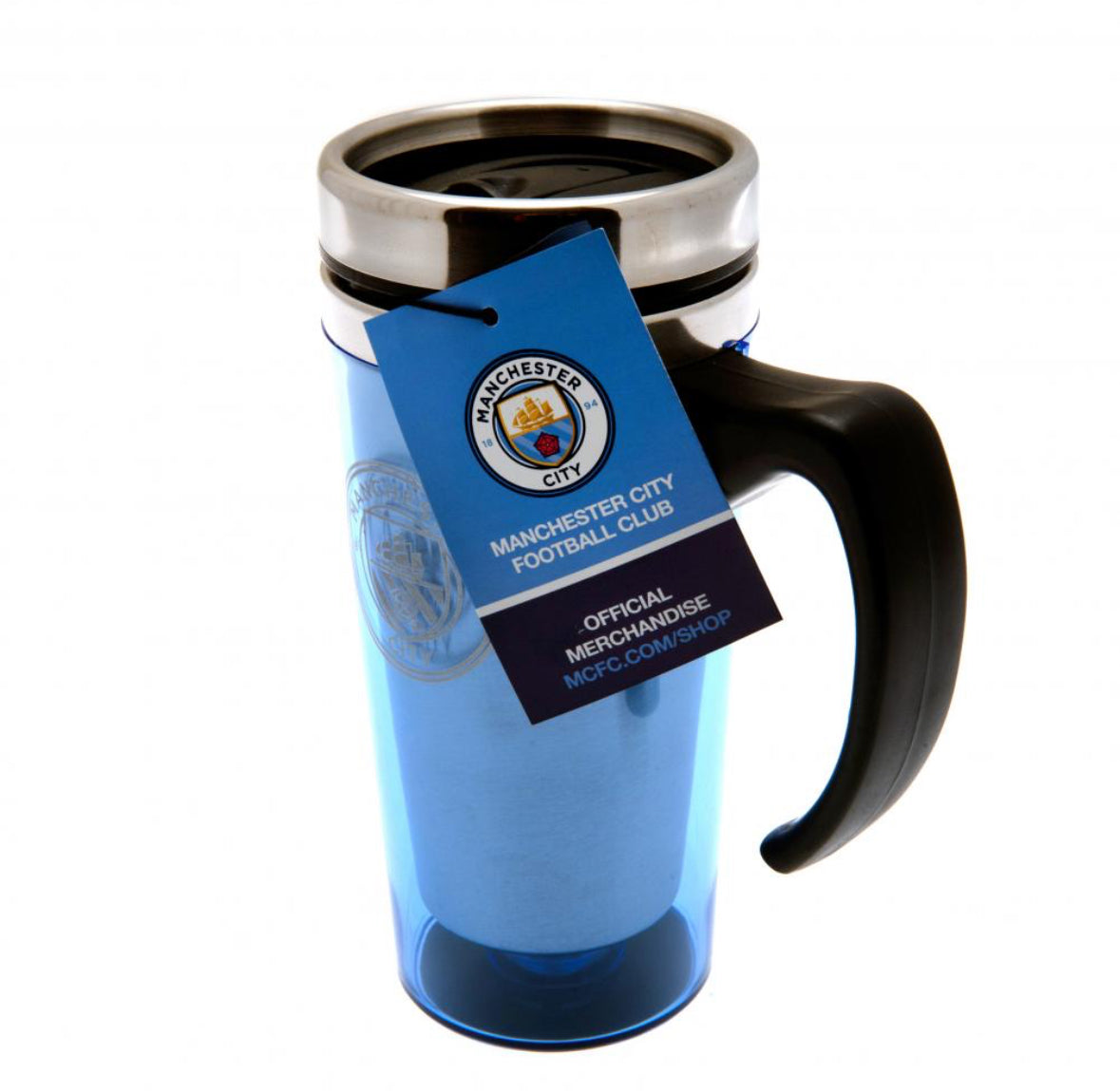 Manchester City FC Travel Mug in Blue