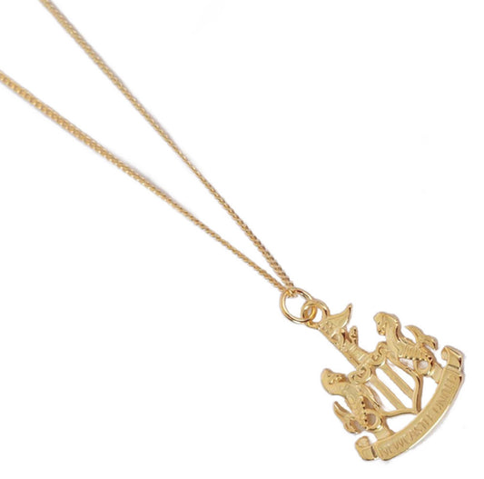 Newcastle FC 18ct Gold Plated Necklace